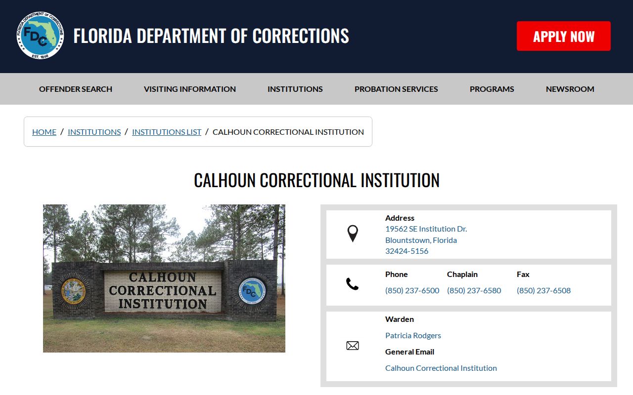 Liberty Correctional Institution state custody after conviction