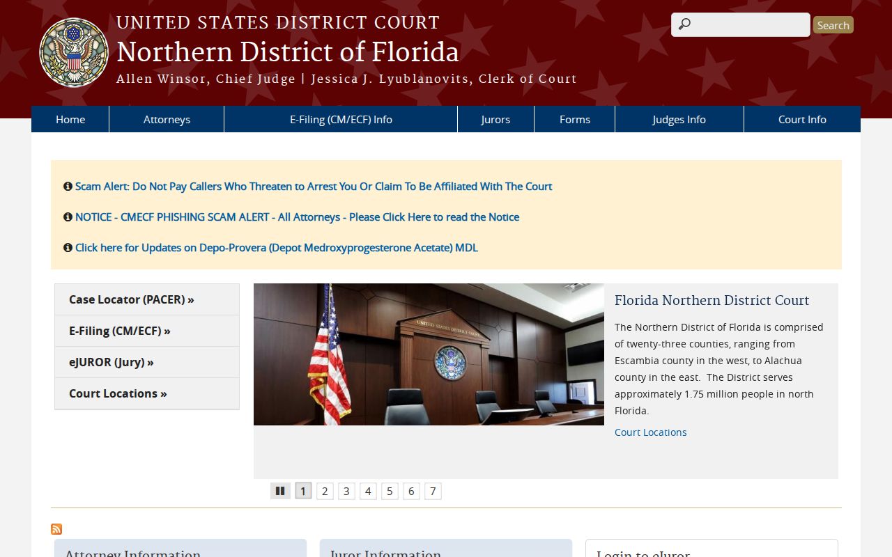 Northern District federal criminal court cases affecting Liberty County
